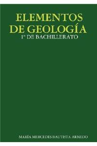 Elementos de Geología 1° de Bachillerato