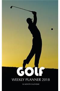 Golf Weekly Planner 2018