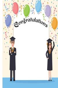 Congratulations ( Blank lined Journal)