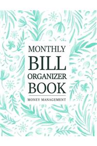 Monthly Bill Organizer Book