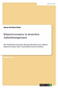 Klima-Governance in deutschen Aufsichtsratsgremien