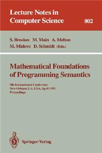 Mathematical Foundations of Programming Semantics