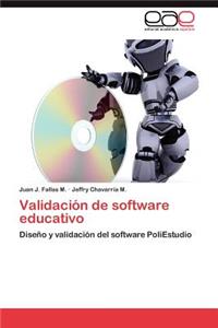 Validacion de Software Educativo