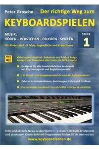 Der richtige Weg zum Keyboardspielen (Stufe 1)