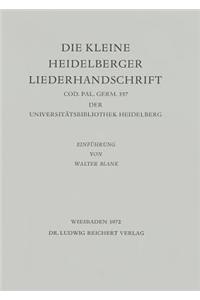 Die Kleine Heidelberger Liederhandschrift