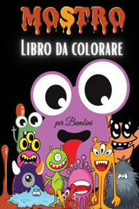 Mostro Libro da Colorare per Bambini
