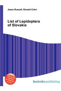 List of Lepidoptera of Slovakia