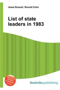 List of State Leaders in 1983