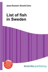 List of Fish in Sweden