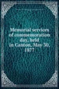 MEMORIAL SERVICES OF COMMEMORATION DAY