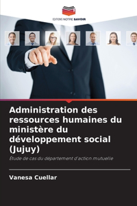 Administration des ressources humaines du ministère du développement social (Jujuy)