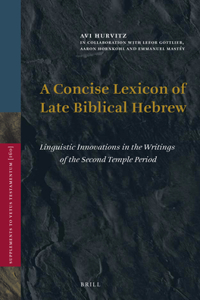 Concise Lexicon of Late Biblical Hebrew