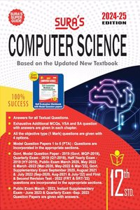 SURA`S 12th Standard Guide Computer Science English Medium 2024-25 Edition