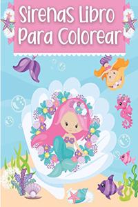 Sirenas Libro Para Colorear
