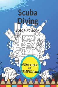 Scuba Diving Coloring Book
