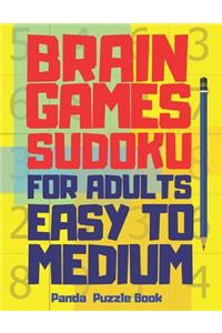Brain Games Sudoku Books For Adults Easy To Medium