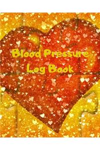 Blood Pressure Log Book/BP Recording Book (104 pages)