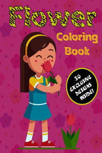 Flower Coloring Book