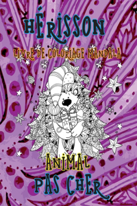 Livre de coloriage Mandala - Pas cher - Animal - Hérisson