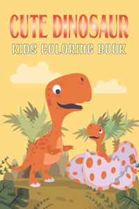 Cute Dinosaur Kids Coloring Book