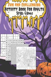 Fun And Challenging Activity Book For Adults