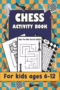 CHESS Activity book for kids ages 6-12