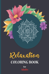 Relaxation coloring book for adults