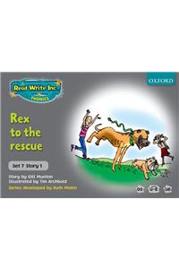 Read Write Inc. Phonics: Grey Set 7 Storybooks: Rex to the Rescue