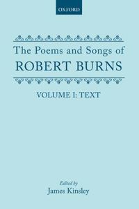 POEMS SONGS ROBERT BURNS VOL1TEXT C