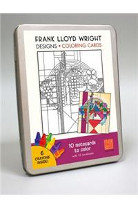 Frank Lloyd Wright: Designs Coloring Cards
