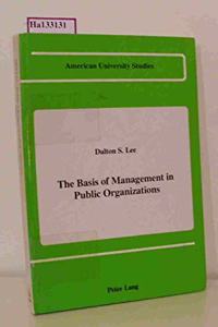 Basis of Management in Public Organizations