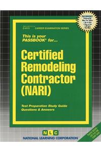 Certified Remodeling Contractor (Nari)