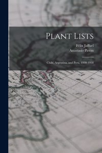 Plant Lists