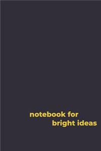 Notebook for Ideas