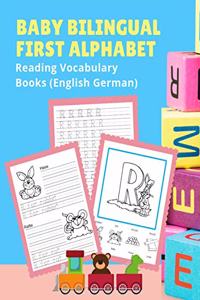 Baby Bilingual First Alphabet Reading Vocabulary Books (English German)