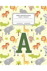 Primary Composition Notebook Grades K-2 Story Journal A