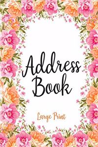 Address Book Large Print
