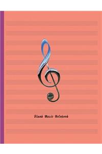 Blank Music Notebook