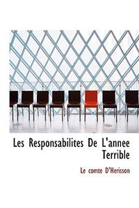 Les Responsabilit?'s de L'Ann E Terrible