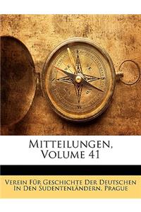 Mitteilungen, Volume 41