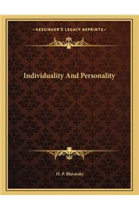 Individuality and Personality