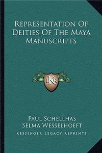 Representation of Deities of the Maya Manuscripts