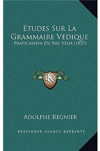 Etudes Sur La Grammaire Vedique