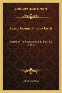 Legal Documents From Erech