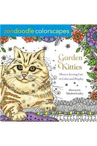 Zendoodle Colorscapes: Garden Kitties