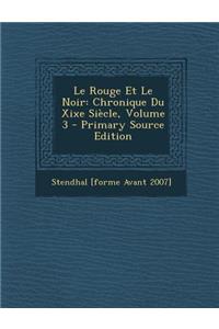 Le Rouge Et Le Noir