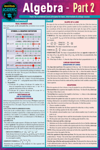 Algebra Part 2
