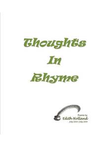 Thoughts in Rhyme by Edith Holland