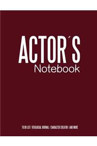 Actors Notebook