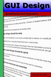 GUI Design: Questions and Answers